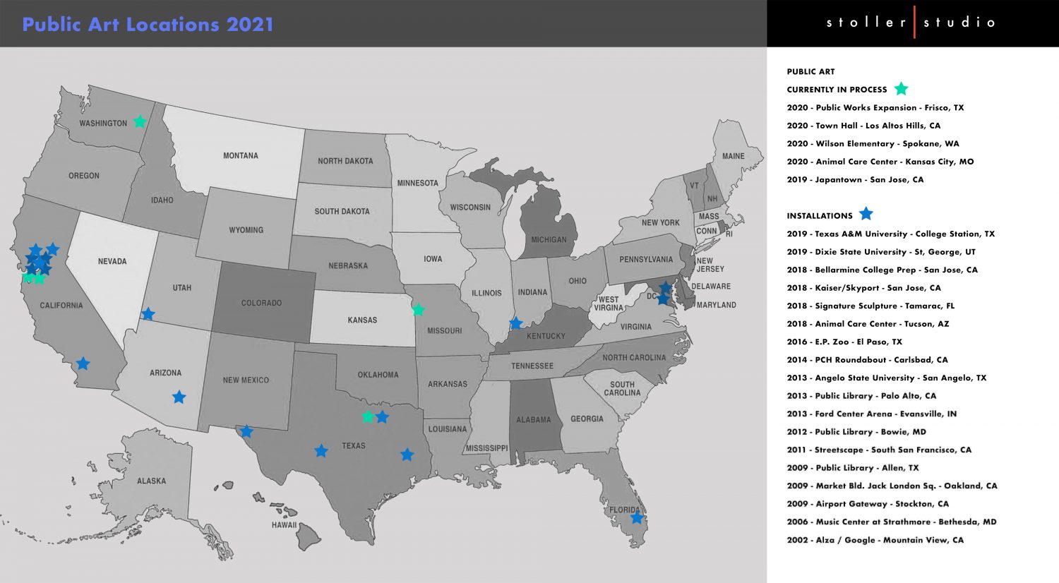 Public Art Locations | Stoller Studio